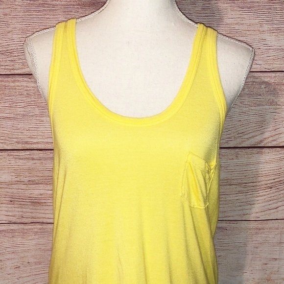 True Religion Yellow Racerback Tank Top Size XS - Picture 10 of 10